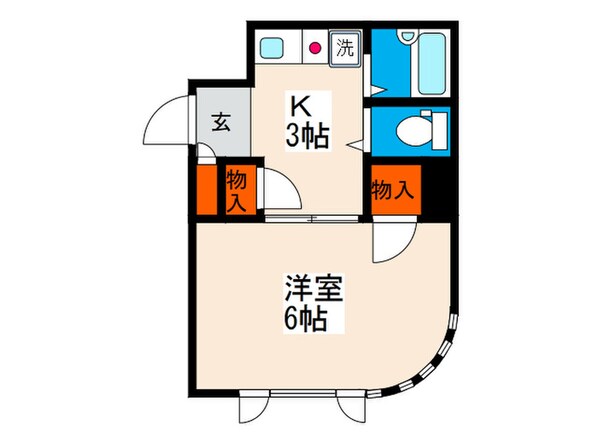 メイク第２ビルの物件間取画像